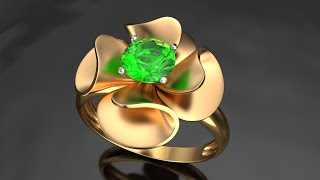 Jewelry CAD Design Tutorial  Design rings with 3d jewelry designer 7 [upl. by Colette335]