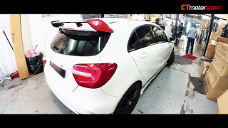 Mercedes Benz A45 AMG Revozport Kit Installation [upl. by Navillus271]