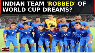 Indias FIFA Ambitions Shattered By Controversial Refereeing World Cup Dreams Robbed  News At 7 [upl. by Llednek]