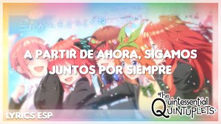 Gotoubun no Hanayome 5th Anniversary Video official  quotKimi Datta Karaquot Sub Español [upl. by Paff655]