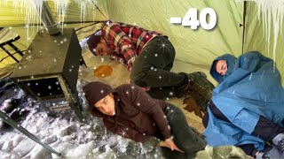 40° Solo Camping 4 Days Heavy Snowfall Winter Camping  Winter Camping in a Snowstorm ASMR [upl. by Fleurette507]