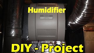 Honeywell Humidifier Install  YOU CAN DO IT in 1 HOUR 🔥🔥🔥 [upl. by Vail415]