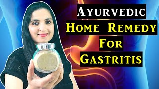 Gastritis  Natural Ayurvedic Home Remedy  Just Eat 12 Tsp To Get Rid of Gas Problem in Stomach [upl. by Haldane]