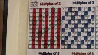 Multiplication Multiples of 8 are also multiples of 2 and 4 Math in Color [upl. by Airda]