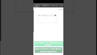 Adobe Illustrator How to draw a calendar [upl. by Pasadis]