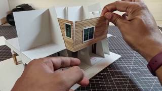 TIME LAPSE  MODERN BUILDING DESIGN  26x36 Building MODEL MAKING [upl. by Punak799]