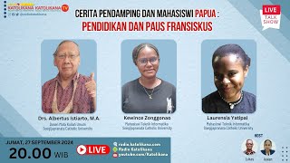 CERITA PENDAMPING DAN MAHASISWI PAPUA PENDIDIKAN DAN PAUS FRANSISKUS [upl. by Mailiw]