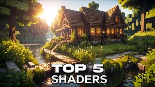 TOP 5 Minecraft Shaders 2024  RTX 4080 [upl. by Idid]