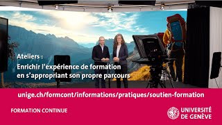 Nouveaux ateliers quotEnrichir l’expérience de formation en s’appropriant son propre parcoursquot [upl. by Melvina299]