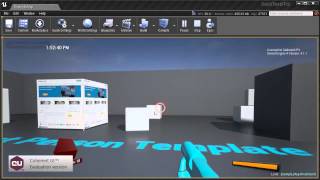 Unreal Engine 4 Coherent UI Basic Test [upl. by Dolph]