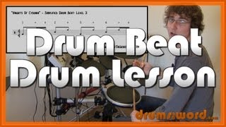 ★ Knights Of Cydonia Muse ★ Drum Lesson  How To Play Drum Beat Dominic Howard [upl. by Koo787]