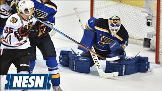 Blues Rally Past Blackhawks In Game 7 Thriller [upl. by Ilamad]