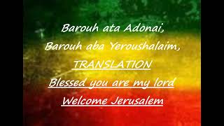 JERUSALEM LYRICS  Alpha Blondy [upl. by Strohben179]