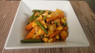 Quick Stir Fry Indian Style  Sanjeev Kapoor Khazana [upl. by Beale]