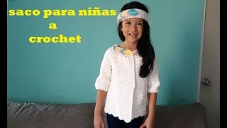 blusa de hojas a crochet para niñas de 6 a 8 años  parte 3 [upl. by Nahtnhoj]