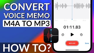 How to Convert iPhone Voice Recording to MP3 Without iTunes I Convert iPhone M4A to MP3 on iPhone [upl. by Guttery]