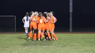 Rayna Ramirez scores gamewinning overtime goal for Agawam girls soccer in WMass tournament [upl. by Enyalb656]