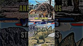 Ankylosaurus VS Stegosaurus dinosaur paleontology prehistoric youtubeshorts trending [upl. by Glaudia]