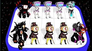 Clockwomen Merge Tv Women vs Skibidi Toilet Multiverse Gameplay New Episode [upl. by Saint]