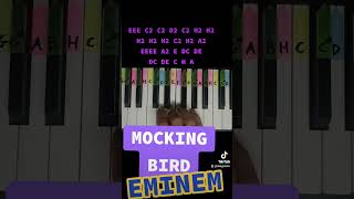 Mocking bird  Eminem piano tutorial jak zagrać na pianinie pianotutorial pianino piano eminem [upl. by Attirb]