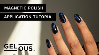 How To Use Magnetic CatEye Polish In Multiple Ways  Application Tutorial  Gelous Gel Nail Polish [upl. by Vudimir]