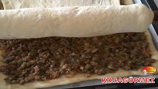 LahmacunuPideyi unutturan tarif KıymalıKOCAGÖRMEZ Öyle lezzetliki tepsi tepsi yapıyorum yeniyor [upl. by Lieno339]