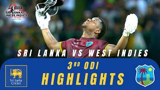 3rd ODI  Highlights  West Indies Tour Of Sri Lanka  26th October 2024 [upl. by Nisen832]