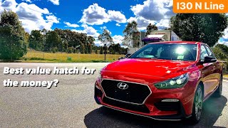 2021 Hyundai I30 N Line DCT Review  Best value sports hatch [upl. by Cadmarr676]