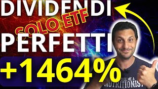 PORTAFOGLIO ETF DA DIVIDENDI PERFETTO SOLO 10 ETF  GAIN 1452  YIELD 24 [upl. by Andel]