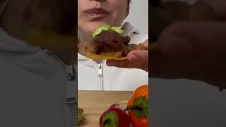 Tacos asmr eating sounds Nela ASMR 🫐 food [upl. by Allister]