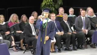 Student  JonPaul “ JP “ Wallace  Sings quot 7 Years Old quot At His Graduation [upl. by Ynohtnaleahcim]