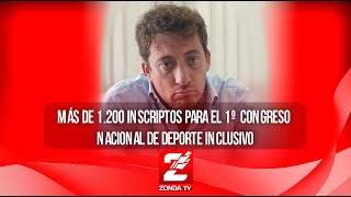 Más de 1200 inscriptos para el 1º Congreso Nacional de Deporte Inclusivo [upl. by Alexei]