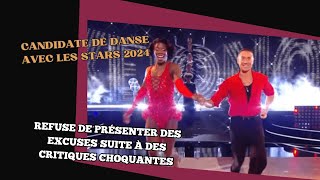 Candidate de Danse avec les stars 2024 refuse de présenter des excuses suite à des critiques choquan [upl. by Loftus814]