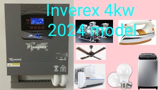 4kw Inverex veyron2  Intezar khatam 4 kw ka zabardast inverter ub market me agaya [upl. by Athal]