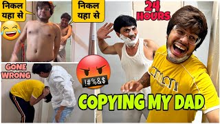 Copying My Angry Dad 😂 Prank Gone wrong ❌  Skater Rahul [upl. by Len464]