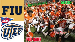 Florida International vs UTEP Miners WEEK 8 GAME HIGHLIGHTS Oct 162024NCAA Mens CollegeFootball [upl. by Akcirederf781]