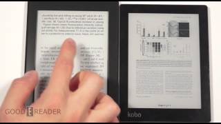 Amazon Kindle Paperwhite 2 vs Kobo Aura Comparison [upl. by Oby]