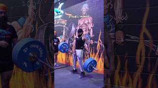 Strongest deadlift with 1 hand shorts [upl. by Elyod]