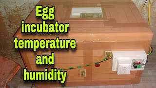 How to set proper temperature and humidity in egg incubator [upl. by Aninad]