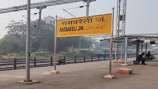 Rae Bareli Junction railway station Uttar Pradesh Indian Railways Video in 4k ultra HD [upl. by Haidadej767]