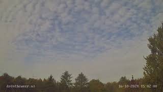 Timelapse weerstation Gasselternijveenschemond 16102024 [upl. by Kerge]