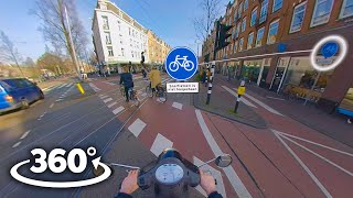 Snorfiets op rijbaan  Gem Amsterdam [upl. by Alleuol]