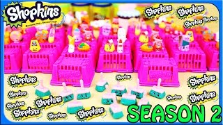 Surprise Mystery Blind Bag Shopkins Season 2 Full Box amp Collectors Display Case  Sunnny D [upl. by Airdnoed]