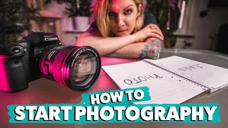 How to START PHOTOGRAPHY for Beginners [upl. by Aillimac345]