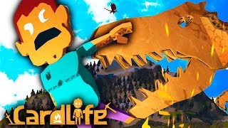 НУБ СТИВ ПОПАЛ КАРТОННЫЙ ПОХОД НА ДИНОЗАВРОВ MINECRAFT CARDLIFE САМОДЕЛЬНЫЙ [upl. by Harlie397]