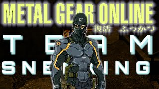 METAL GEAR ONLINE  50 Minutes Of NonStop TEAM SNEAKING 4k60fps [upl. by Gabriello]