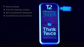 Think Twice Alcomate Premium Digital Breathalyzer AL7000  Professional Grade  Easy Replace Sensor [upl. by Tomkin]