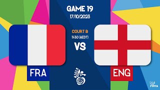 France vs England  2023 FIPFA Powerchair Football World Cup [upl. by Chisholm161]