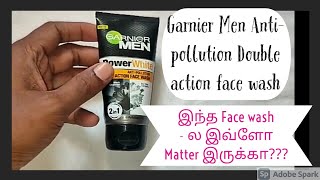 Garnier Men Double action face wash review in tamilGarnier Men face wash benefits Danus Tips [upl. by Nagrom880]