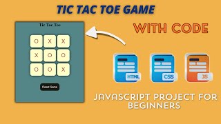 Build a Tic Tac Toe Game  JavaScript Project for Beginners [upl. by Alit592]